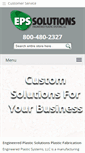 Mobile Screenshot of epsplasticsolutions.com