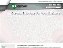 Tablet Screenshot of epsplasticsolutions.com